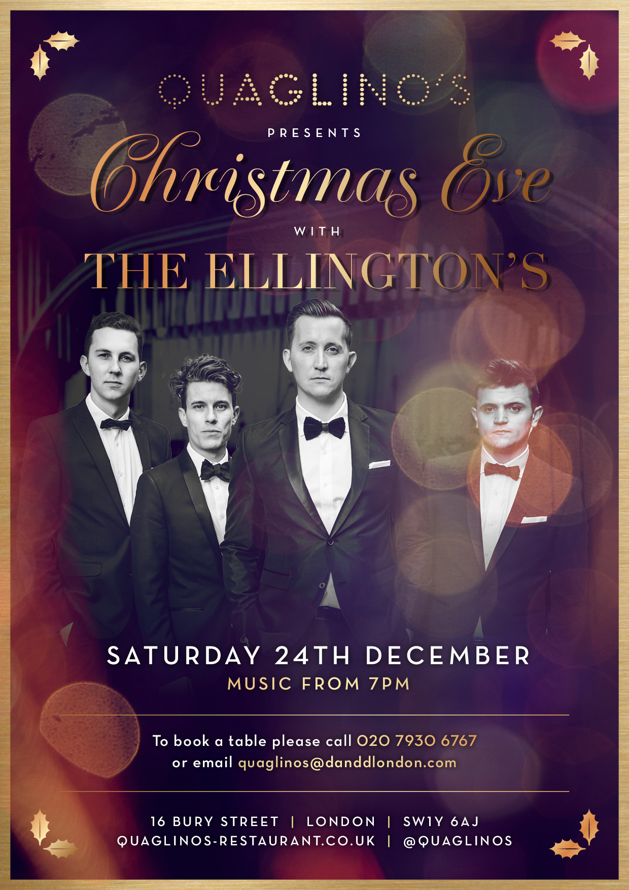 Christmas Eve with The Ellingtons Quaglinos